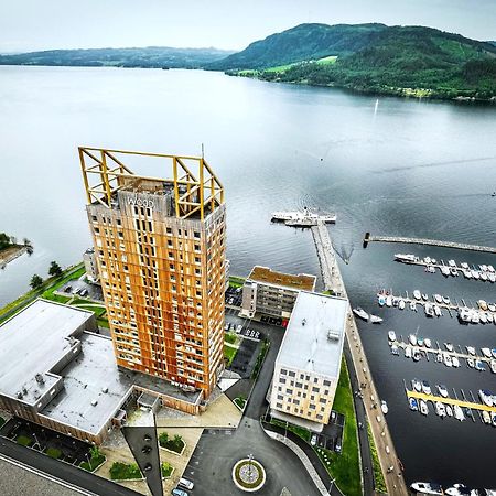Brumunddal Mjos Tower Suite - Lovely Lake View מראה חיצוני תמונה