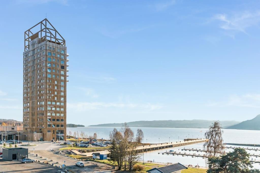 Brumunddal Mjos Tower Suite - Lovely Lake View מראה חיצוני תמונה