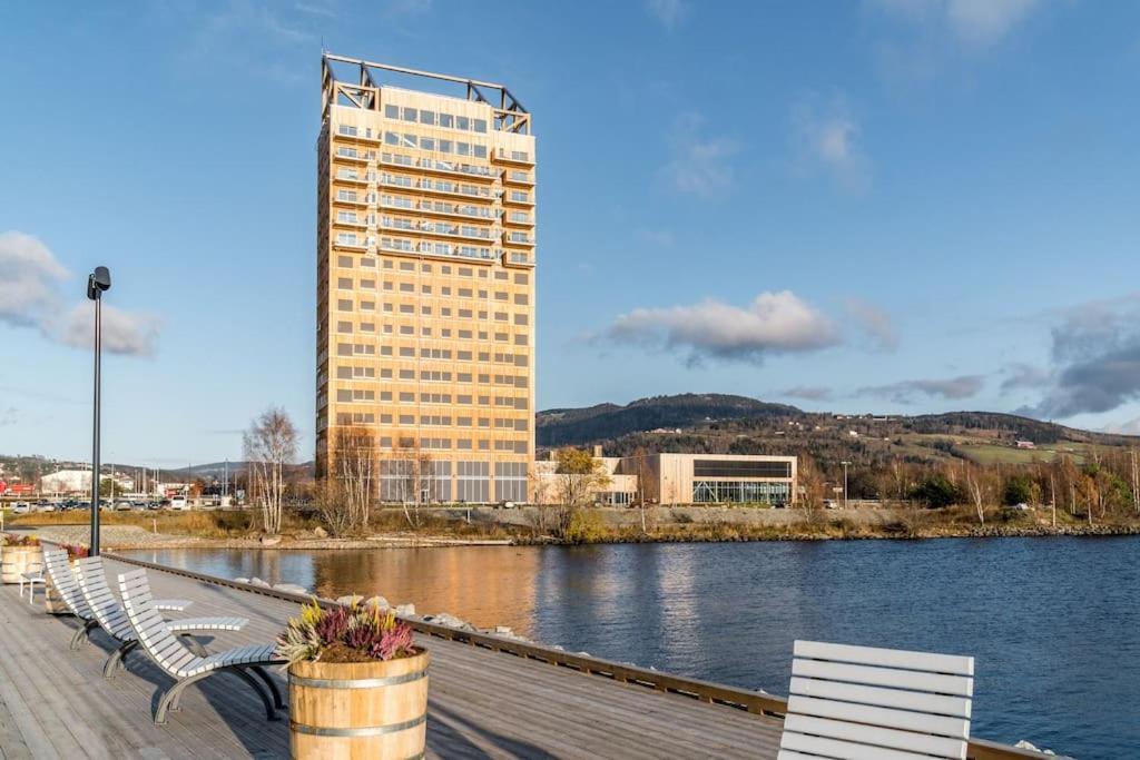 Brumunddal Mjos Tower Suite - Lovely Lake View מראה חיצוני תמונה