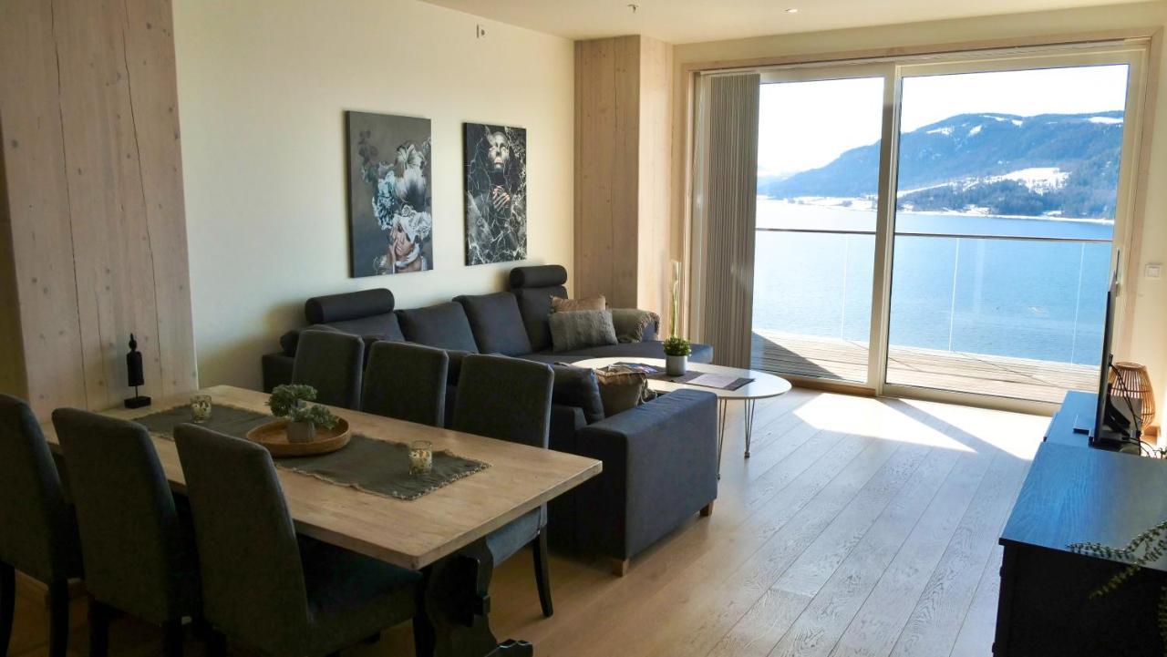 Brumunddal Mjos Tower Suite - Lovely Lake View מראה חיצוני תמונה